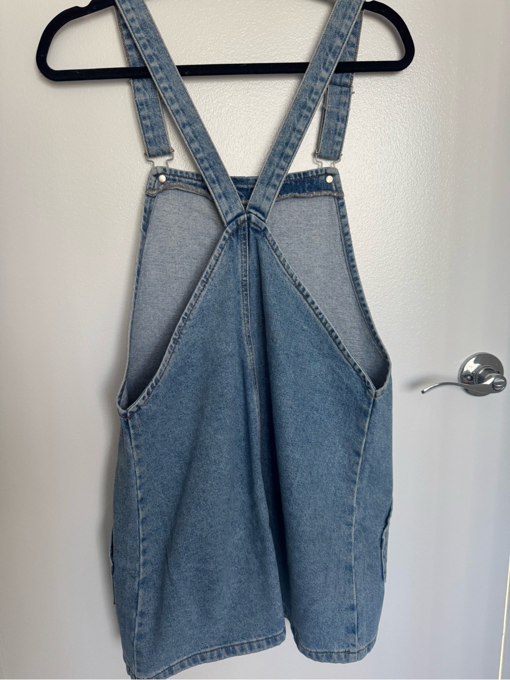 Topshop Light Blue Denim Overall Dress - Picture 3 of 4